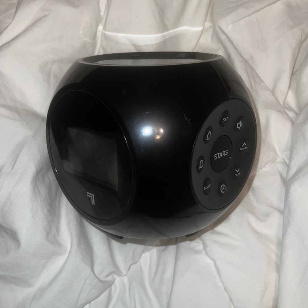 Alarm Clock that casts stars on ceiling